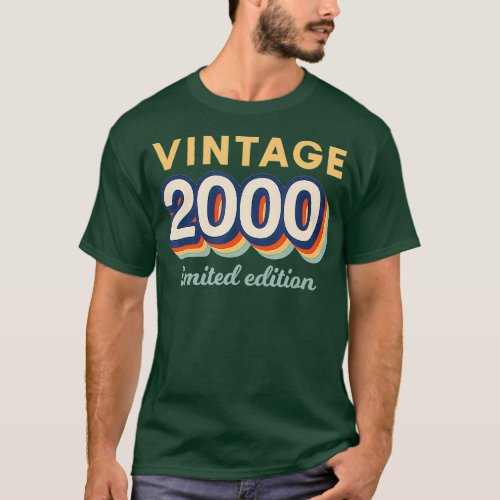 21st Birthday   Vintage 2000 Limited Edition  T_Shirt