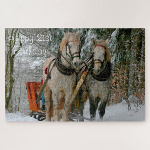 21st Birthday Wishes. Jigsaw Puzzle