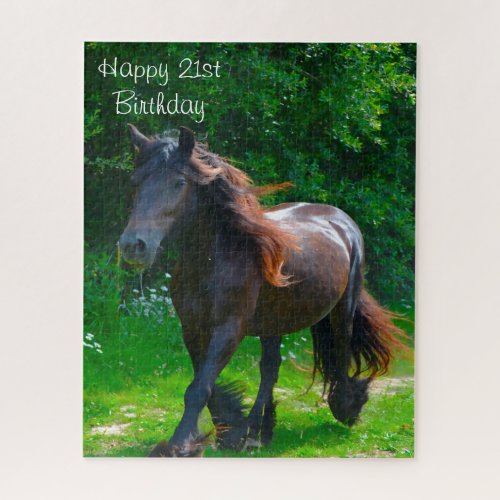 21st Birthday Wishes Jigsaw Puzzle