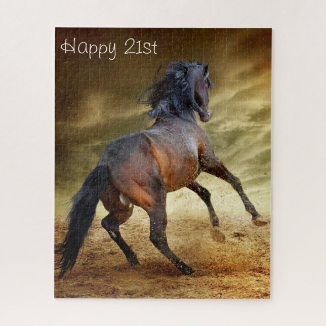 21st Birthday Wishes Jigsaw Puzzle (Vertical)