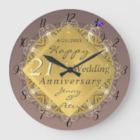 21st Brass Iolite Wedding Anniversary