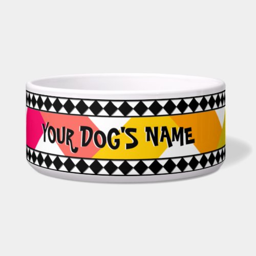 21st Century Googie for Dogs Personalized Bowl