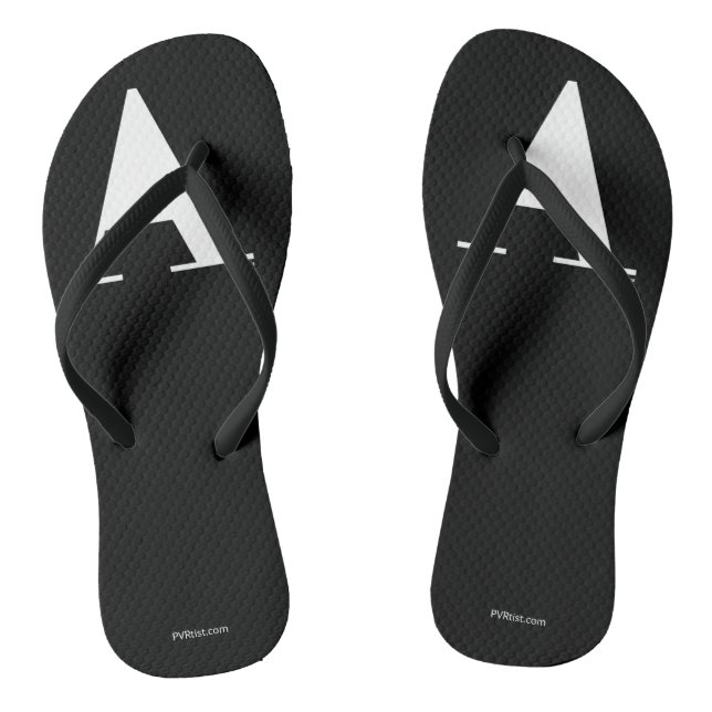 21st Century Peace Sign Flip Flops (Footbed)