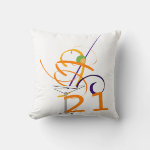 21st Cocktail Gift Cushion