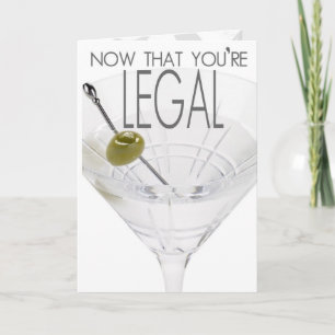 21st Fake I.D. Birthday Card