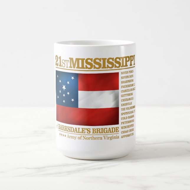 21st Mississippi Infantry (BA2) Coffee Mug (Center)