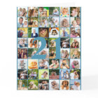 21st or Any Age Photo Collage Big Birthday Card