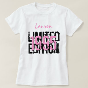 21st or Any Year Birthday 1995 Limited Edition V04 T-Shirt