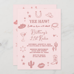21st Southwestern Ranch Birthday Party Invite