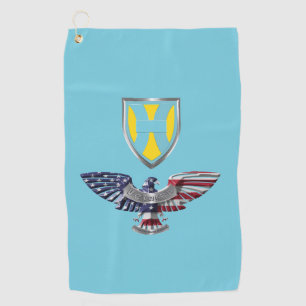 21st Theater Command Eagle Golf Towel