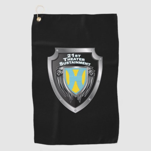 21st Theater Command Shield Golf Towel