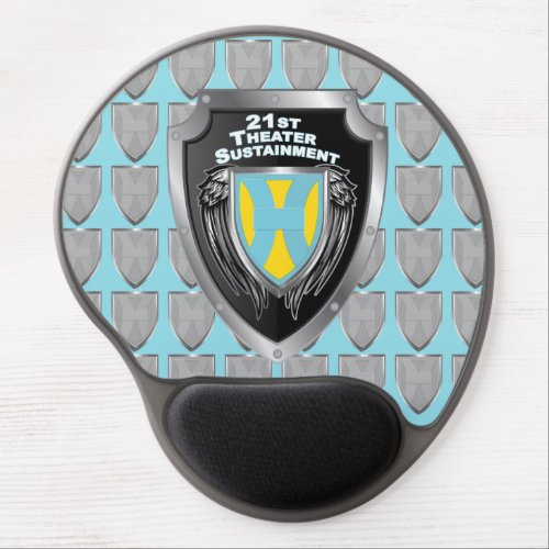 21st Theater Sustainment Command Shield Gel Mouse Pad