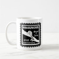 21st wedding anniversary brass nickel traditional
