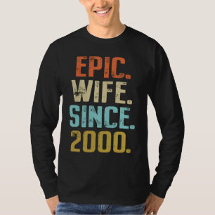 21st Wedding Anniversary For Her Best Epic Wife Si T-Shirt