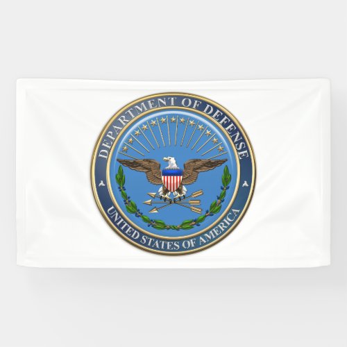220 US Department of Defense DOD Emblem 3D Banner