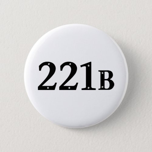 221B Baker Street London _ Sherlock Holmes Address Button