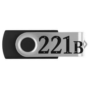 221B Baker Street London - Sherlock Holmes Address Flash Drive