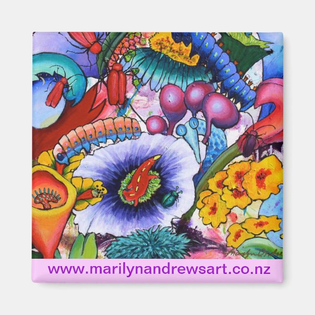 2240 We Have Creatures In Our Garden Magnet (Front)