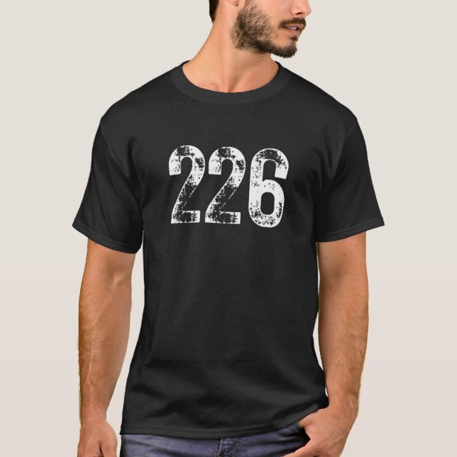 226 Area Code London ON Mobile Telephone Area Code T-Shirt (Front)