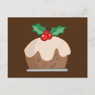 2295 Cartoon Pudding WINTER DESSERT ICING CUPCAKE Postcard
