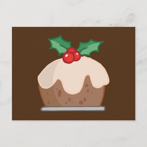 2295 Cartoon Pudding WINTER DESSERT ICING CUPCAKE  Postcard