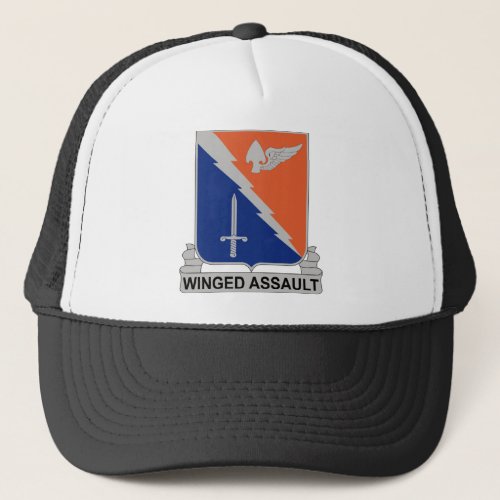 229th Aviation Regiment _ Winged Assault Trucker Hat