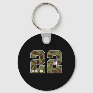 22 A Day Ptsd Quote Depression Prevention Us Army  Keychain