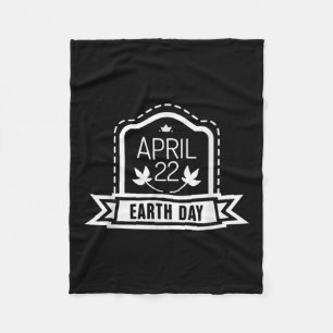 22 April Ground Warming Environmental Protection C Fleece Blanket