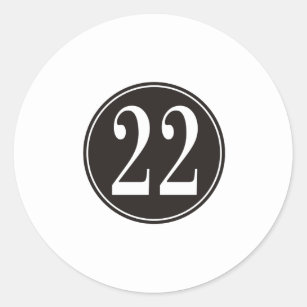 Sports Jersey Number 22 Sticker for Sale by Mattyb22