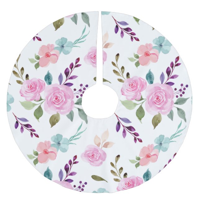 22 BRUSHED POLYESTER TREE SKIRT (Front)