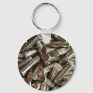 22 Caliber Bullets Keychain