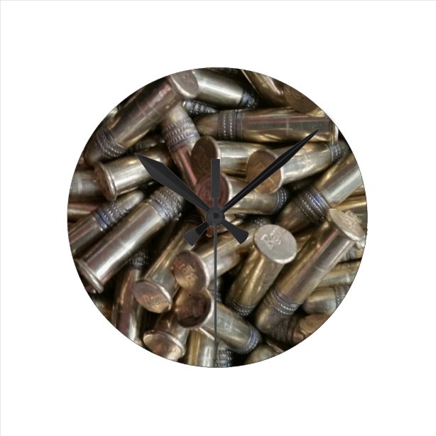 Gun Wall Clocks Zazzle