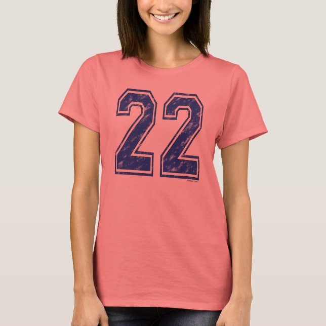 22 Custom Jersey T-Shirt (Front)