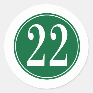 Sports Jersey Number 22 Sticker for Sale by Mattyb22