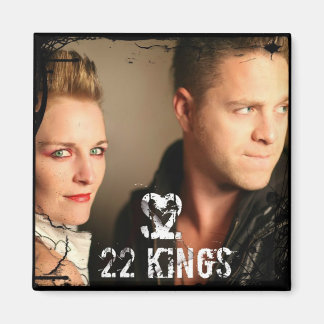 22 Kings Face Magnet