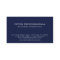 22 Modern Professional Business Card navy blue