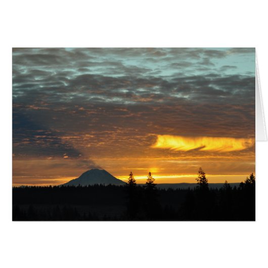 #22 Mount Rainier and its Shadow Cards (Front Horizontal)
