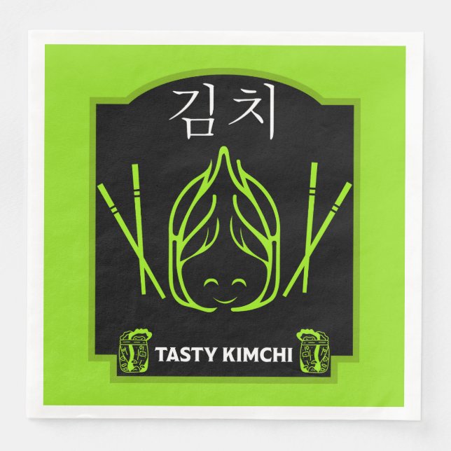 22 Nov – International Kimchi Day Paper Dinner Napkins (Front)