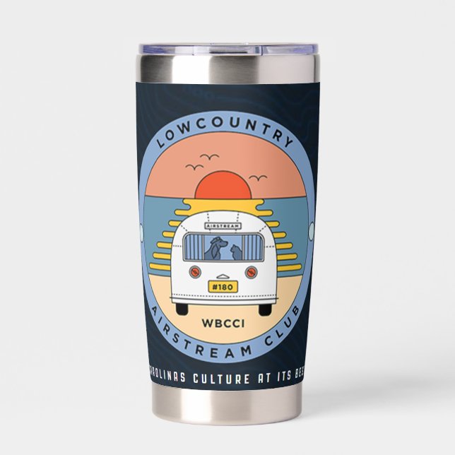 22 oz Double Walled Stainless Steel Tumbler (Front)