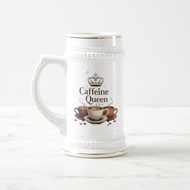 22 oz Stein Mug for Coffee Lovers (Left)