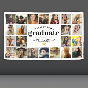 22 Photo Graduation Party Banner