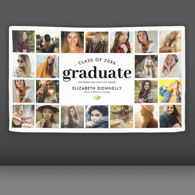 22 Photo Graduation Party Banner (Creator Uploaded)
