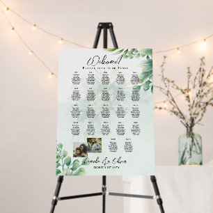 22 Table Seating Chart Photo Welcome Names Wedding Foam Board