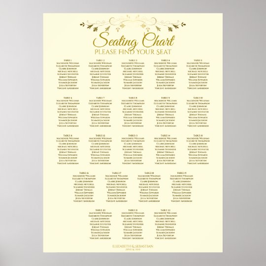 Pictures Of Wedding Seating Charts