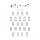 22 Tables Find Your Seat Seating Chart