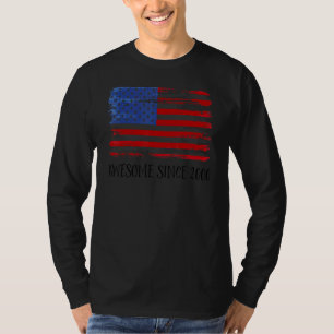 22 Year Old Awesome Since 2000 22nd Birthday T-Shirt