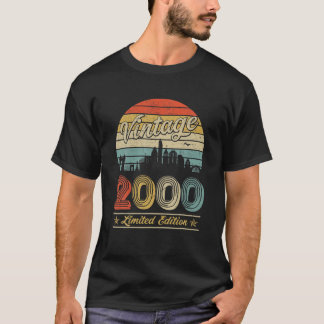 22 Year Old Gifts Vintage 2000 Limited Edition 22N T-Shirt
