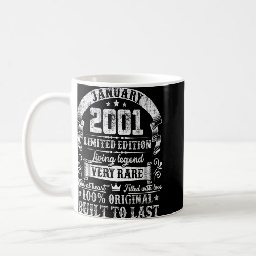 22 Year Old January 2001  22nd Birthday   2  Coffee Mug