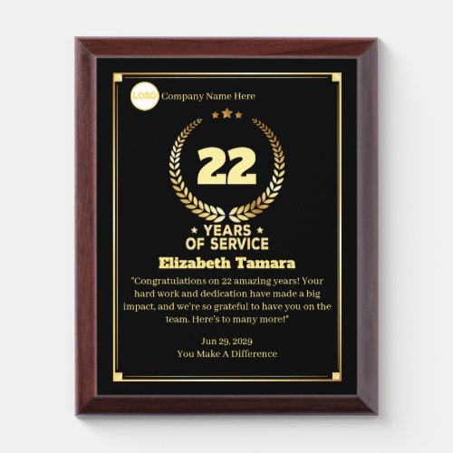 22 Years Employee Anniversary Appreciation Message