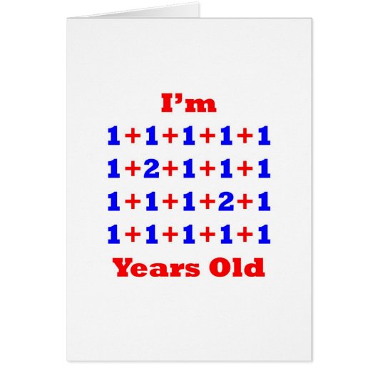 22 Years old! Cards (Front)